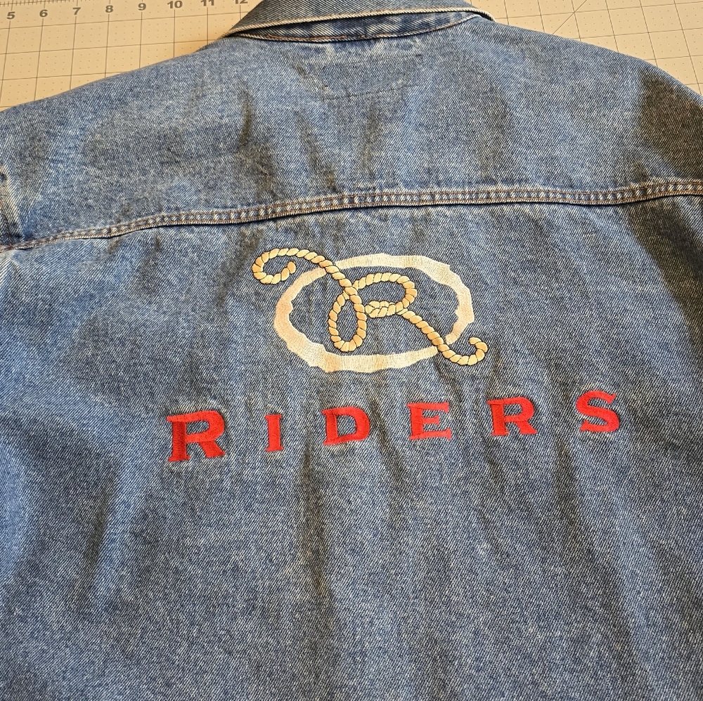 Canadian Made Riders Blue Denim Jacket - Picture 9 of 16